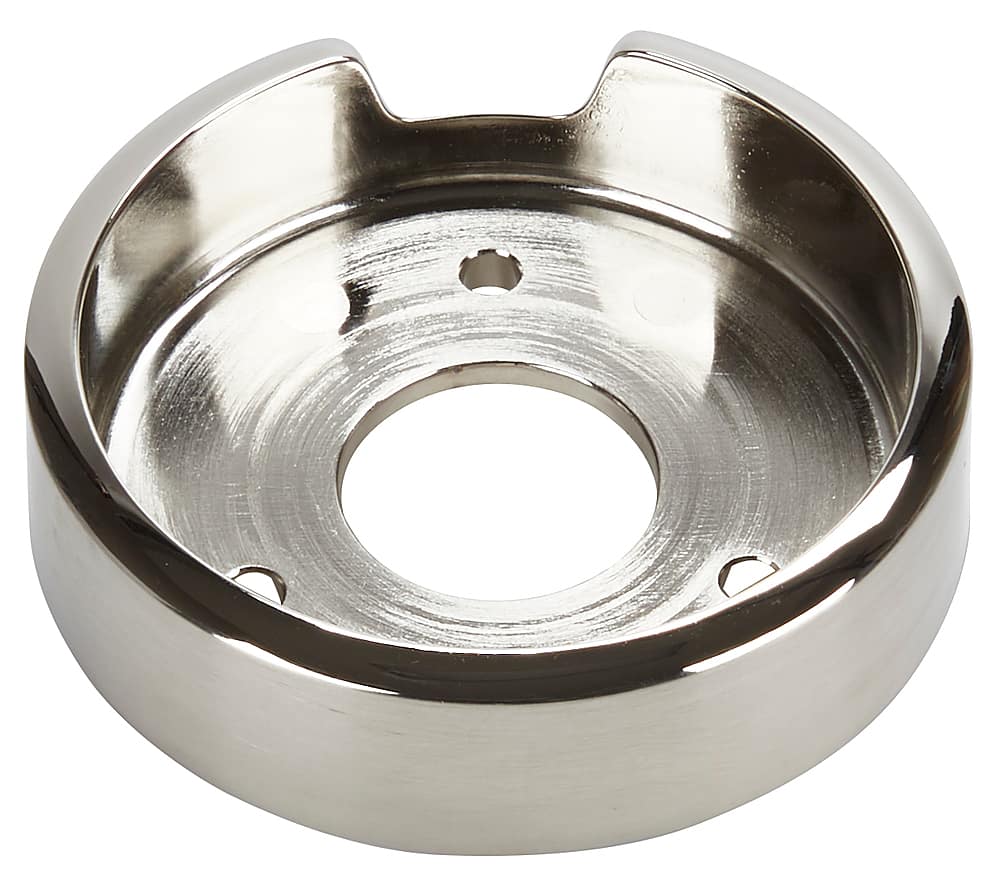 JennAir - Control Knob Bezel for Range Oven - Silver - Front_Zoom