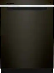 Whirlpool - 24" Top Control Built-In Stainless Steel Tub Dishwasher with 3rd Rack, Large Capacity, 47 dBA - Black Stainless Steel - Front_Zoom