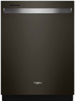 Whirlpool - 24" Top Control Built-In Stainless Steel Tub Dishwasher with 3rd Rack and 47 dBA - Black Stainless Steel - Front_Zoom