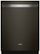 Front Zoom. Whirlpool - 24" Top Control Built-In Dishwasher with Stainless Steel Tub, Large Capacity, 3rd Rack, 47 dBA - Black stainless steel.