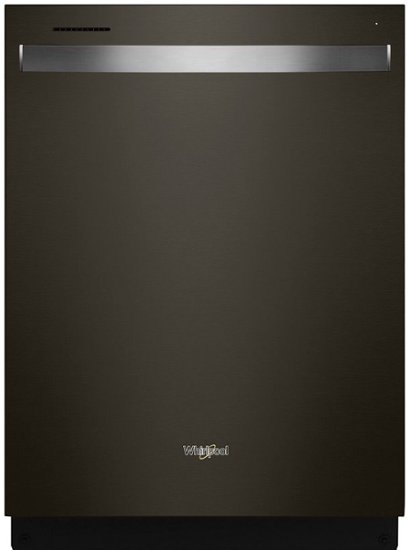 Whirlpool - 24" Top Control Built-In Stainless Steel Tub Dishwasher with 3rd Rack and 47 dBA - Black Stainless Steel