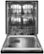 Angle Zoom. Whirlpool - 24" Top Control Built-In Dishwasher with Stainless Steel Tub, Large Capacity, 3rd Rack, 47 dBA - Stainless steel.