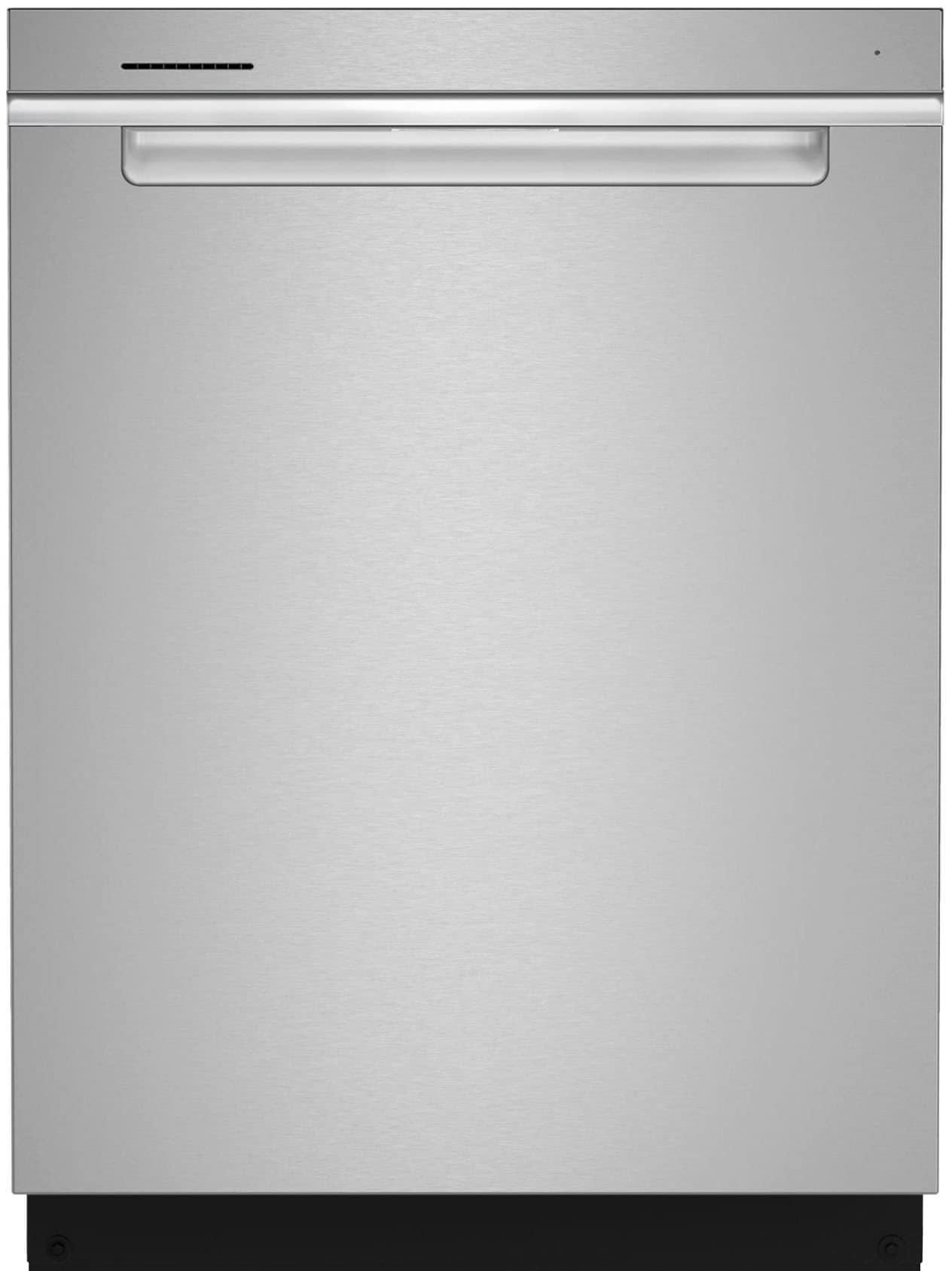 Front. Whirlpool - 24" Top Control Built-In Stainless Steel Tub Dishwasher with 3rd Rack, FingerPrint Resistant, and 47 dBA - Stainless Steel.