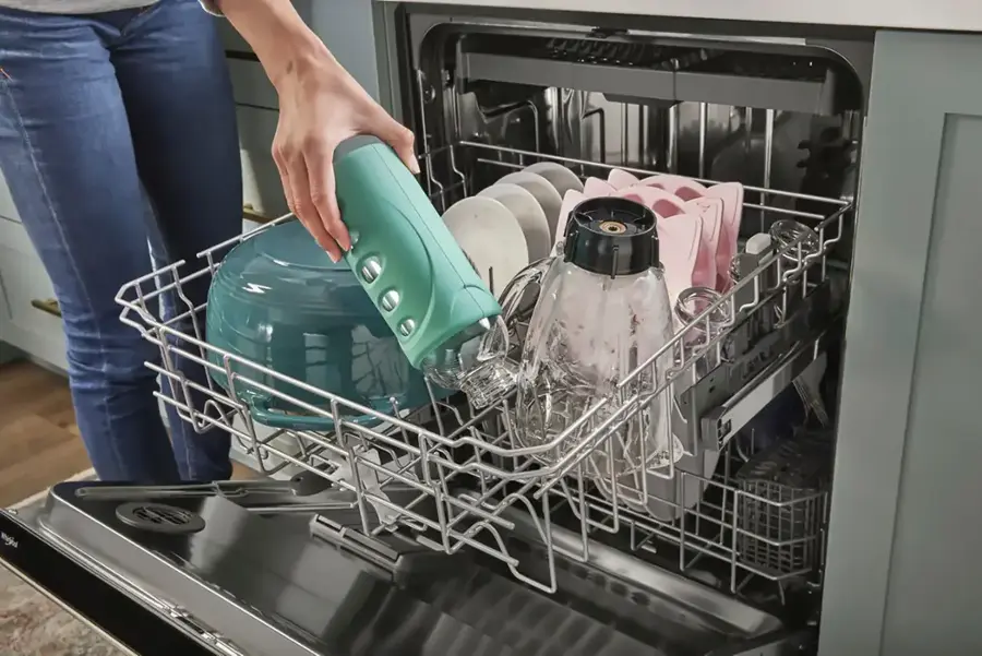 Alt View 16. Whirlpool - 24" Top Control Built-In Stainless Steel Tub Dishwasher with 3rd Rack, FingerPrint Resistant, and 47 dBA - Stainless Steel.