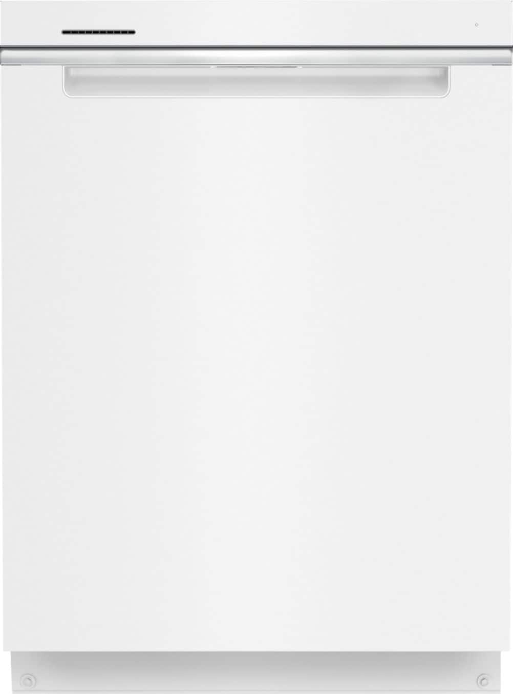 Front. Whirlpool - 24" Top Control Built-In Stainless Steel Tub Dishwasher with 3rd Rack, Large Capacity, 47 dBA - White.