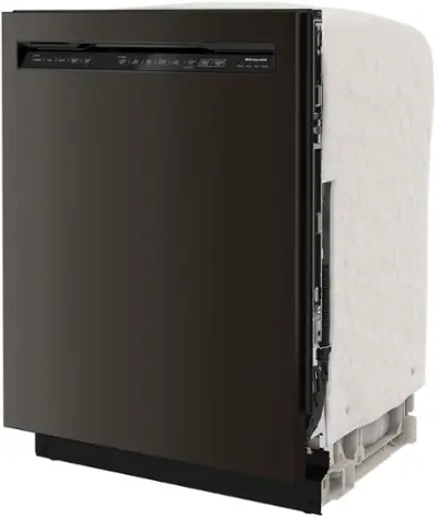 KitchenAid Dishwasher Stainless Steel Tub (KDFE204KBS) - Black Stainless