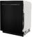 Angle. KitchenAid - 24" Front Control Built-In Dishwasher with Stainless Steel Tub, ProWash Cycle, 3rd Rack, 39 dBA - Black.