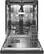Alt View 12. KitchenAid - 24" Front Control Built-In Dishwasher with Stainless Steel Tub, ProWash Cycle, 3rd Rack, 39 dBA - Black.