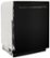 Left Zoom. KitchenAid - 24" Front Control Built-In Dishwasher with Stainless Steel Tub, ProWash Cycle, 3rd Rack, 39 dBA - Black.