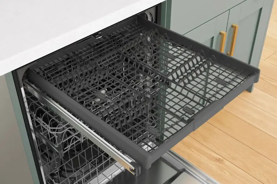 Alt View 21. Whirlpool - 24" Top Control Built-In Dishwasher with Stainless Steel Tub, Large Capacity, 3rd Rack, 47 dBA - Black.