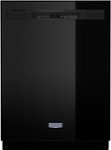 Front Zoom. Maytag - 24" Front Control Built-In Dishwasher with Stainless Steel Tub, Dual Power Filtration, 50 dBA - Black.