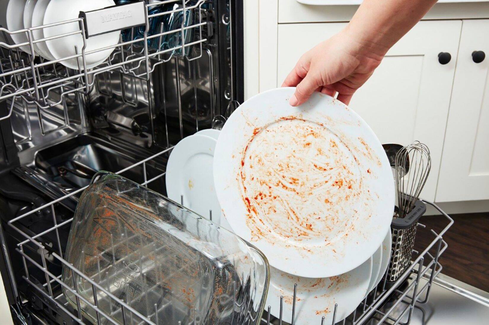 Alt View 23. Maytag - 24" Front Control Built-In Dishwasher with Stainless Steel Tub, Dual Power Filtration, 50 dBA - Black.