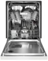 Alt View 1. KitchenAid - 24" Front Control Built-In Dishwasher with Stainless Steel Tub, ProWash Cycle, 3rd Rack, 39 dBA - White.