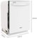 Alt View 13. Whirlpool - 24" Top Control Built-In Dishwasher with Stainless Steel Tub, Large Capacity, 3rd Rack, 47 dBA - White.