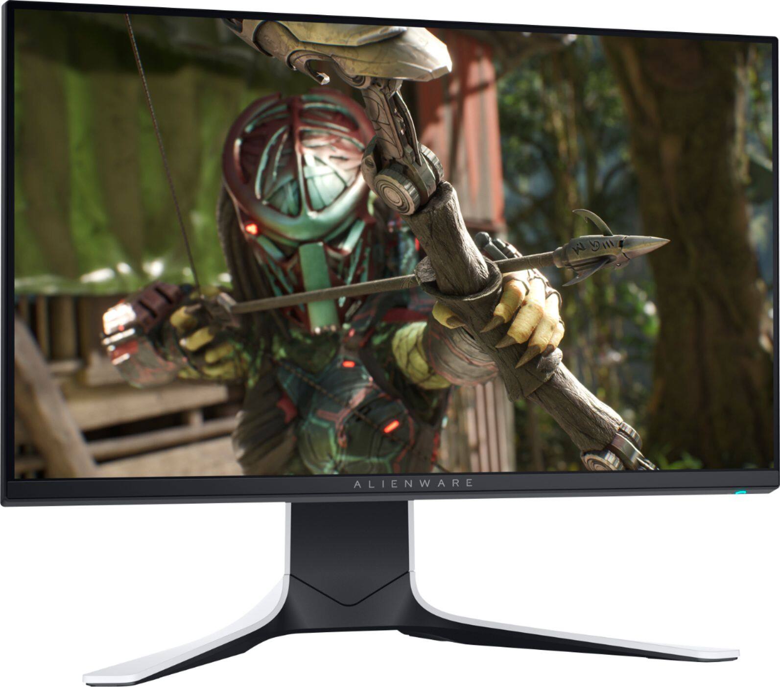 Alt View 11. Alienware - Geek Squad Certified Refurbished 24.5" IPS LED FHD FreeSync and G-SYNC Compatible Monitor - Lunar Light.