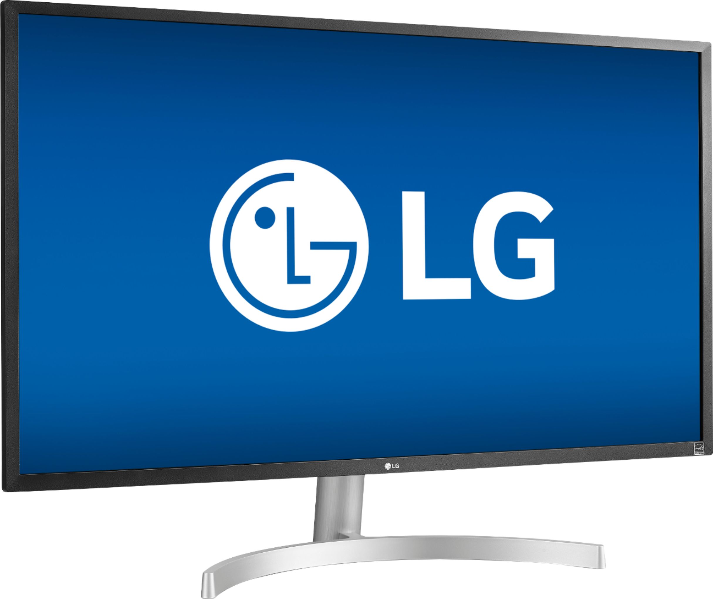 Angle View: LG - Geek Squad Certified Refurbished 32" LED 4K UHD FreeSync Monitor with HDR
