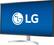 Left. LG - Geek Squad Certified Refurbished 32" LED 4K UHD FreeSync Monitor with HDR.