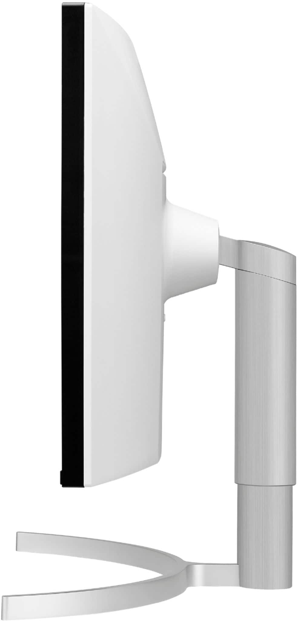 Alt View 1. LG - Geek Squad Certified Refurbished 38" IPS LED Curved FreeSync and G-SYNC Compatible Monitor with HDR - Silver.