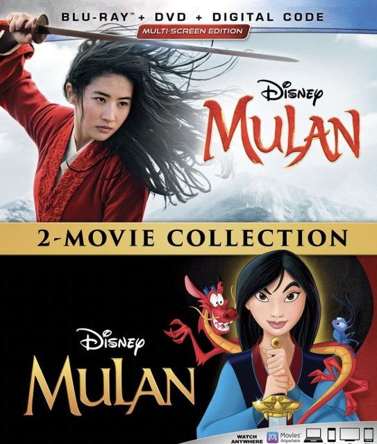 Mulan 2 Movie Collection Includes Digital Copy Blu Ray Dvd Best Buy