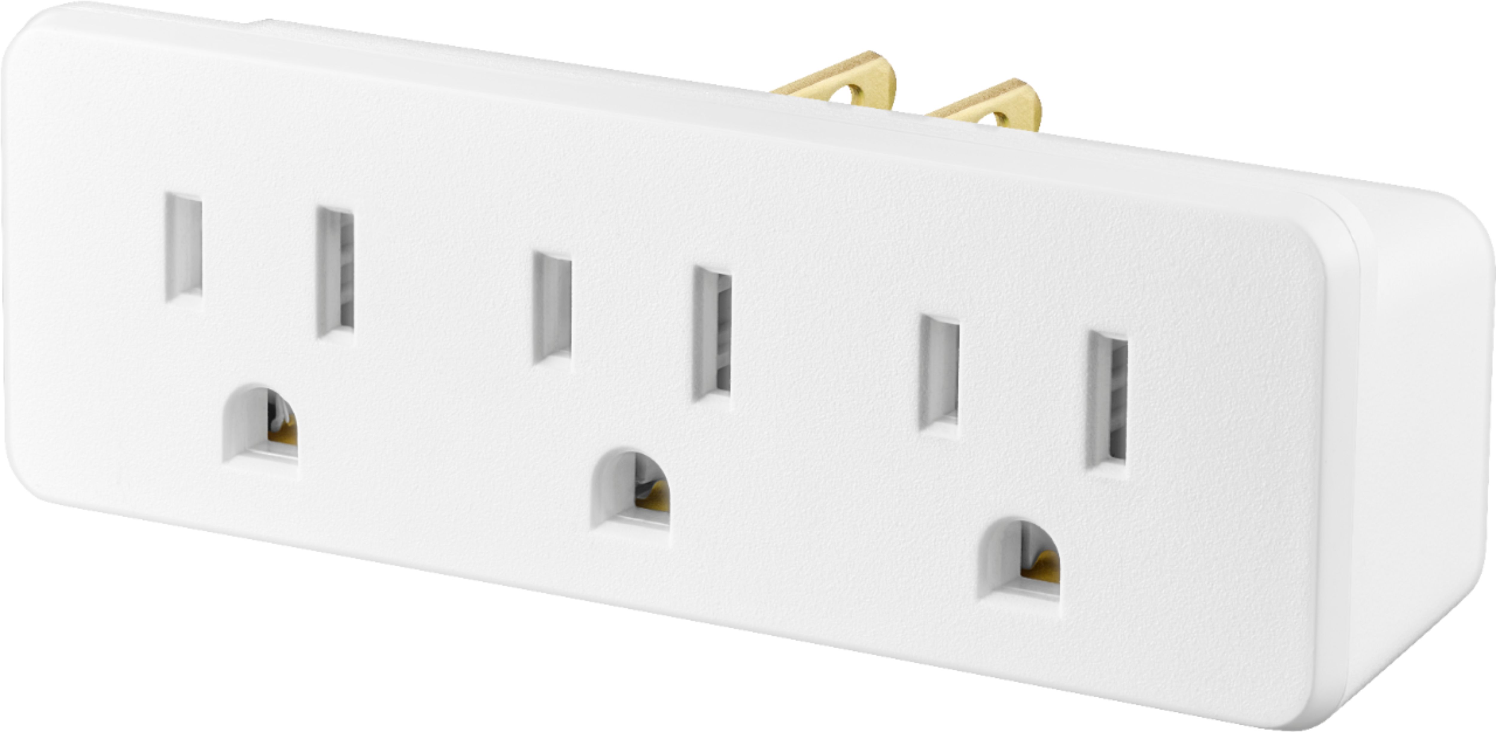 Insignia™ 3-Plug Outlet Extender White NS-PWRT3XT - Best Buy