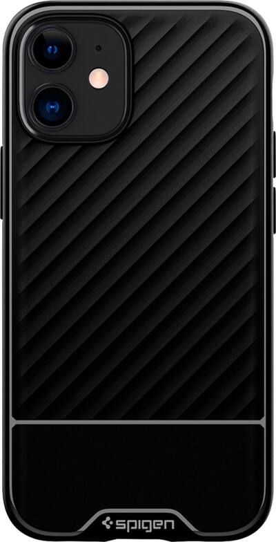 Spigen - Core Armor Case for Apple iPhone 12/12 Pro - Black Spigen - Core Armor Case for Apple iPhone 12/12 Pro - Black