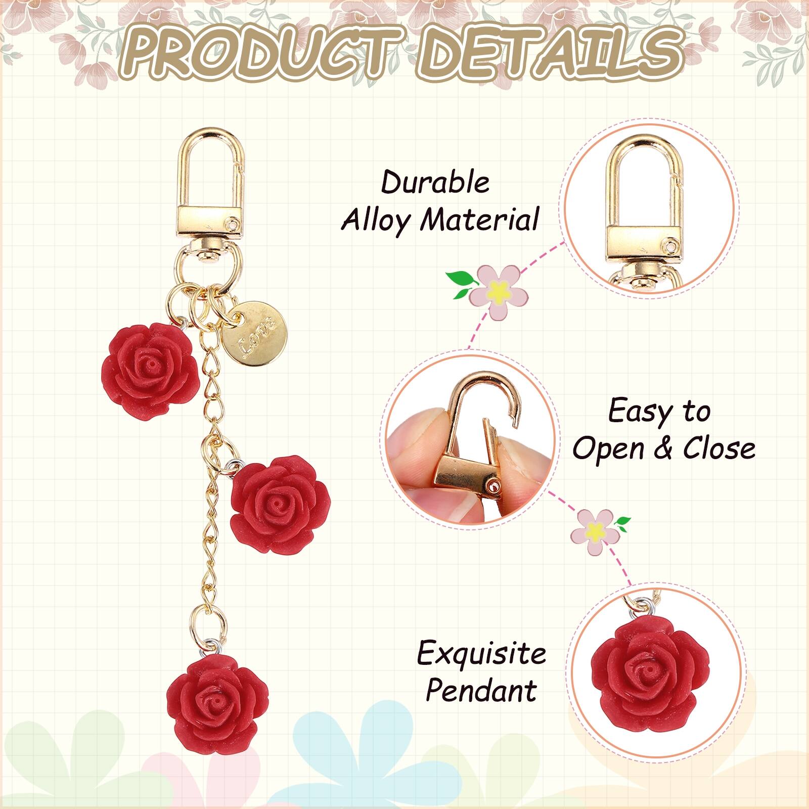 PRODUCT DETAILS

- Durable Alloy Material
- Easy to Open & Close
- Exquisite Pendant