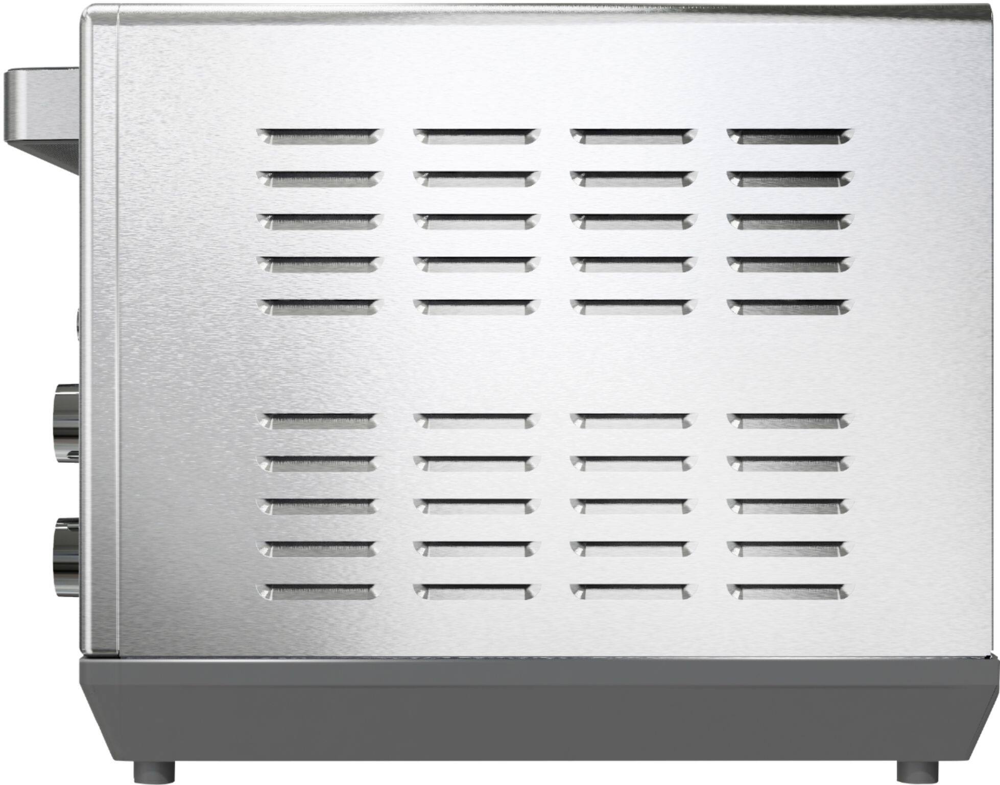 Alt View Zoom 11. GE - Quartz 6-Slice Toaster Oven with Convection Bake - Stainless Steel.