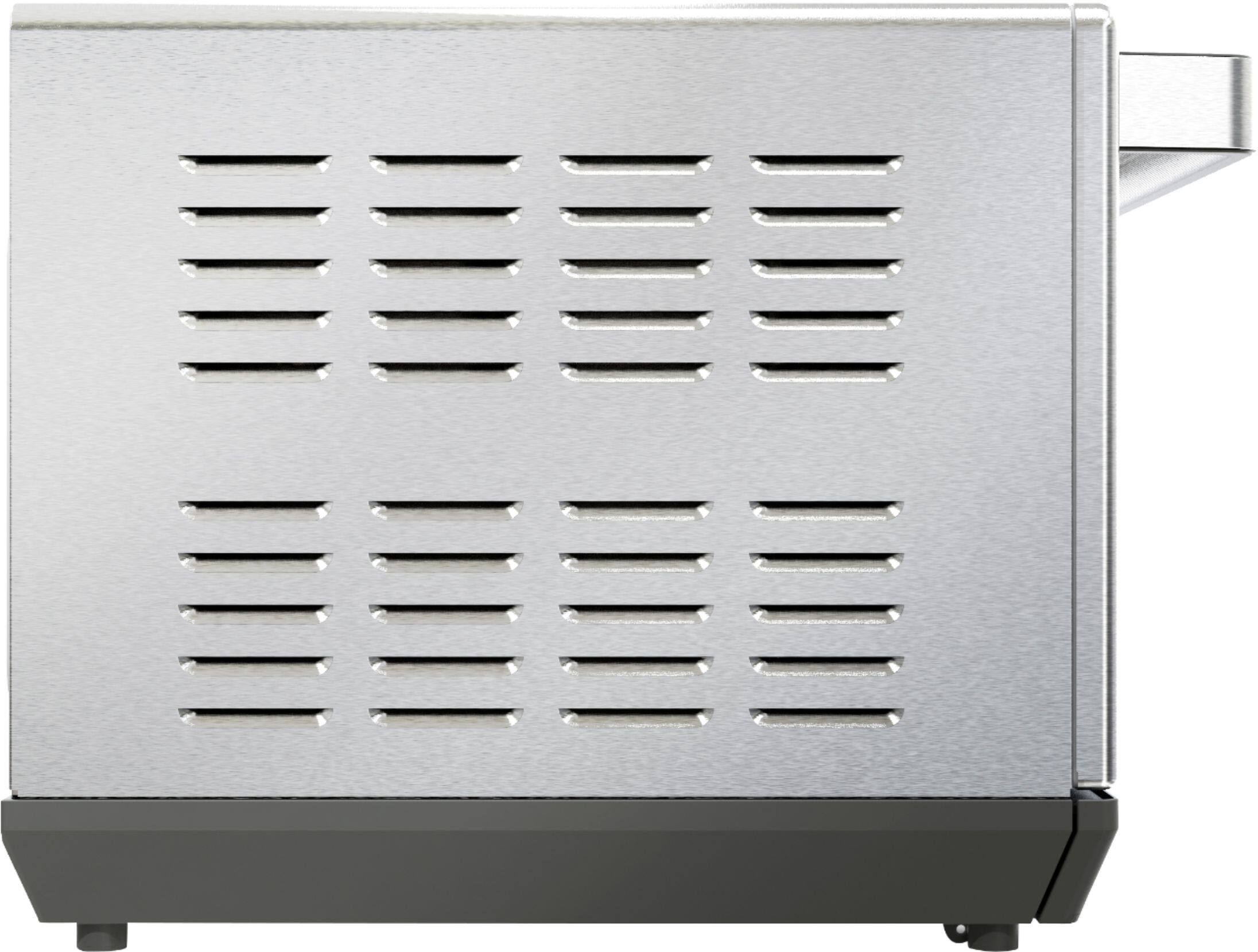 Alt View Zoom 12. GE - Quartz 6-Slice Toaster Oven with Convection Bake - Stainless Steel.