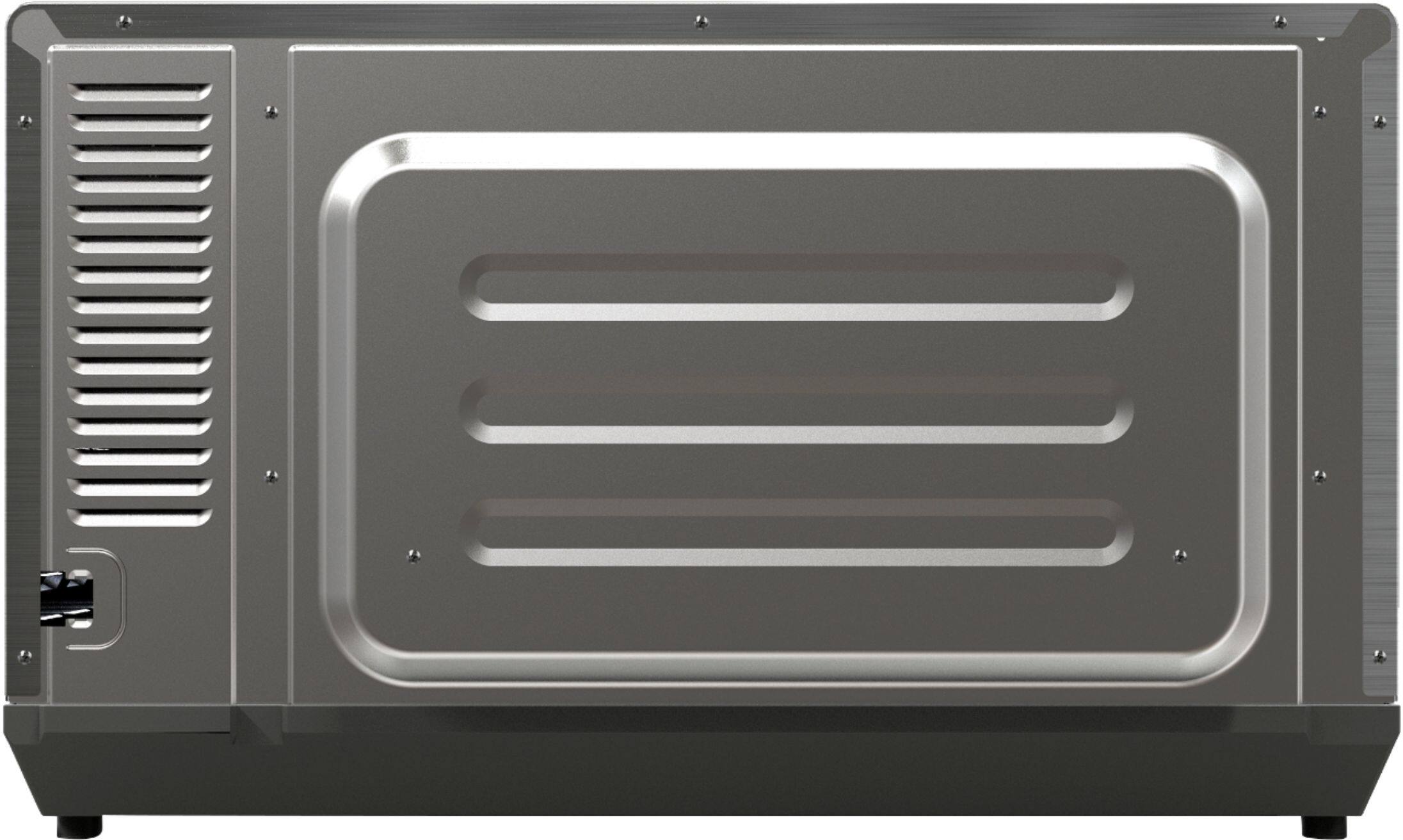 Alt View Zoom 14. GE - Quartz 6-Slice Toaster Oven with Convection Bake - Stainless Steel.