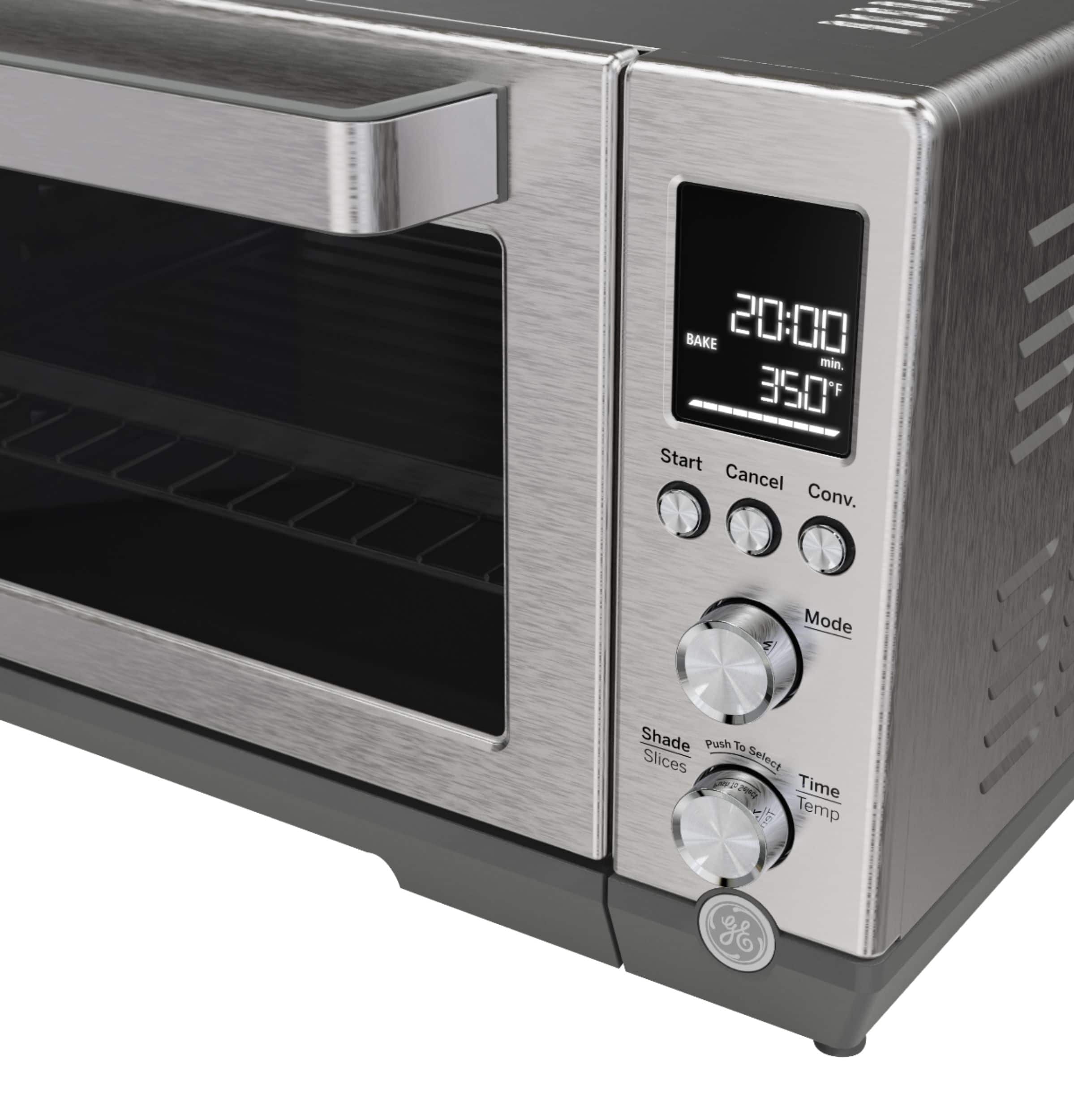 Alt View 19. GE - Quartz 6-Slice Toaster Oven with Convection Bake.