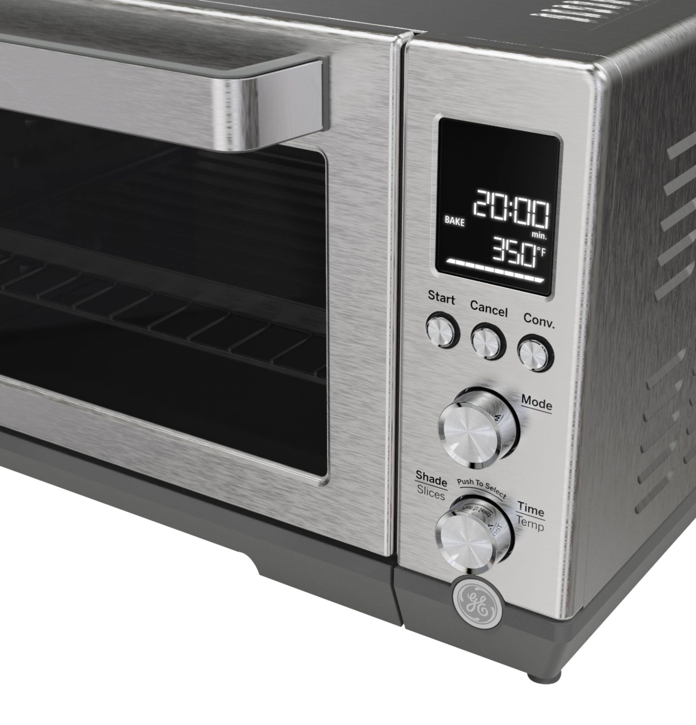 Alt View 19. GE - Quartz 6-Slice Toaster Oven with Convection Bake.