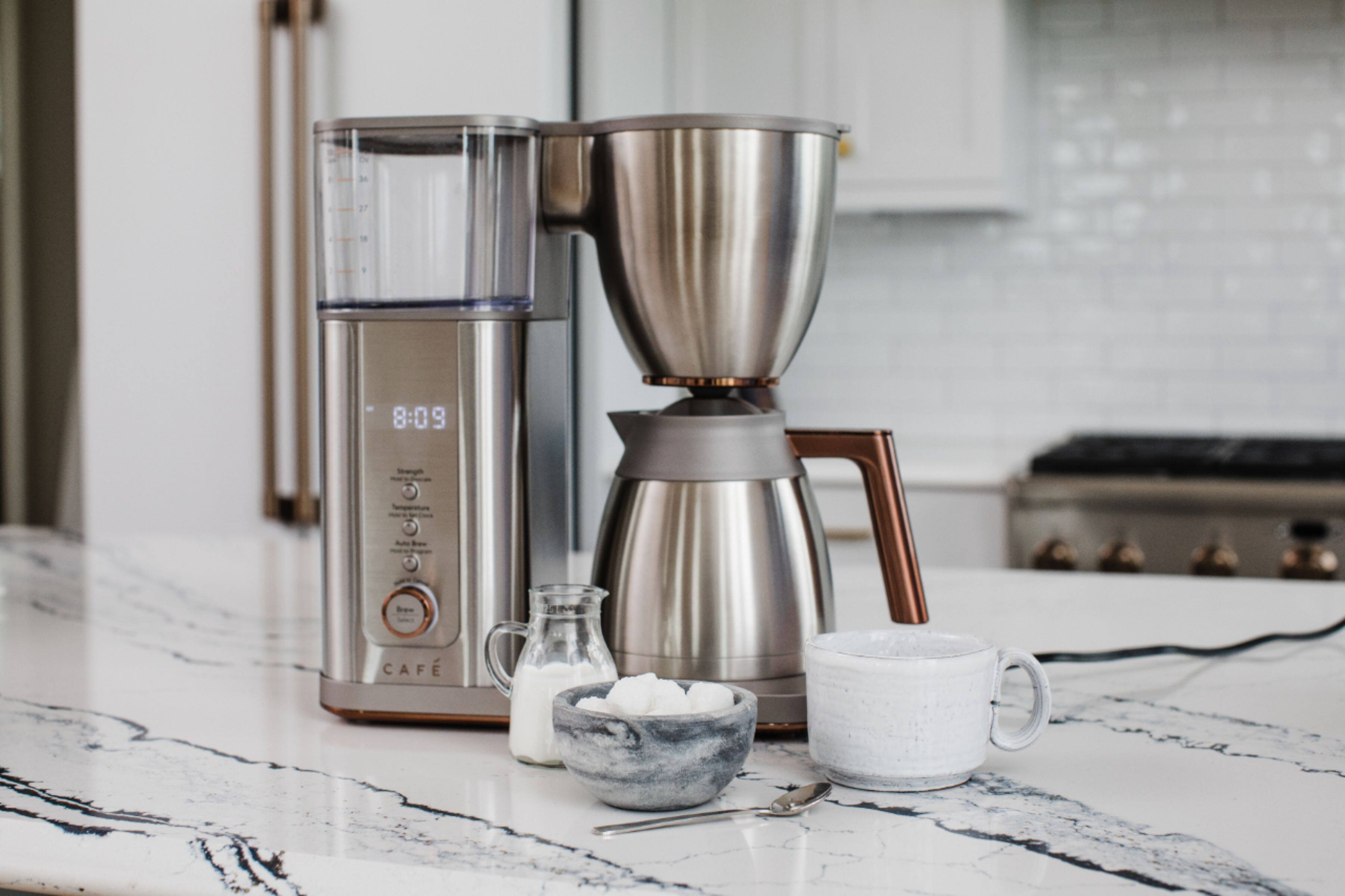 Alt View 25. Café - Smart Drip 10-Cup Coffee Maker with WiFi - Brushed Stainless Steel.