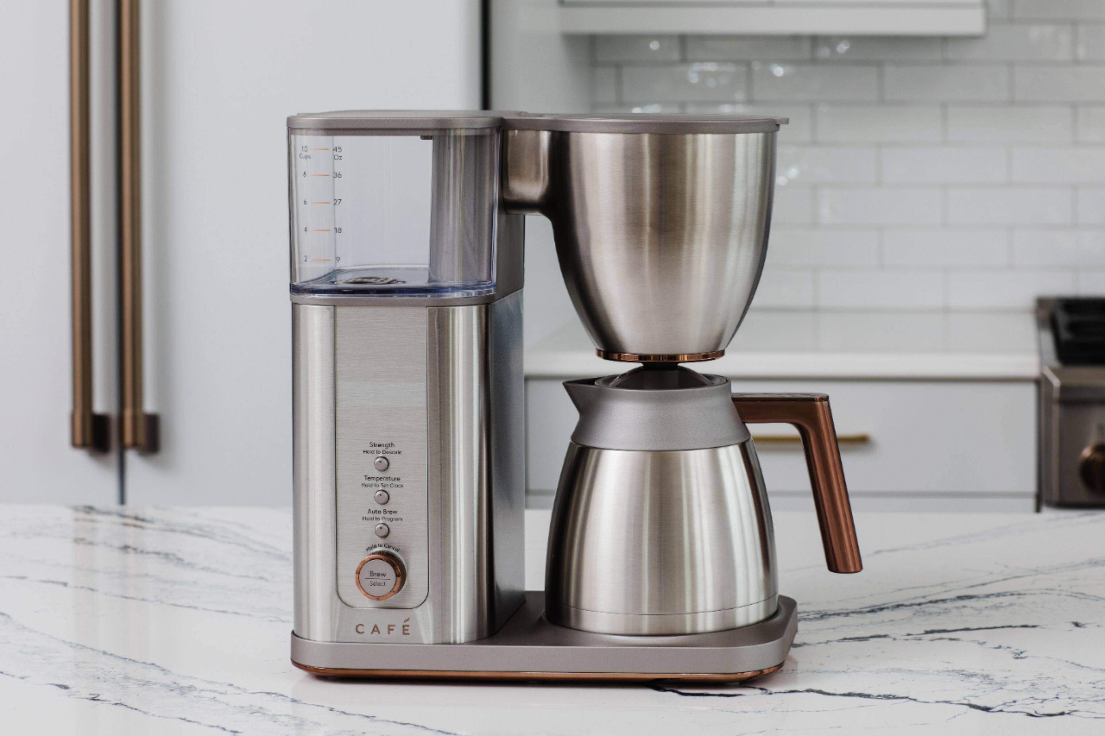 Alt View 27. Café - Smart Drip 10-Cup Coffee Maker with WiFi - Brushed Stainless Steel.