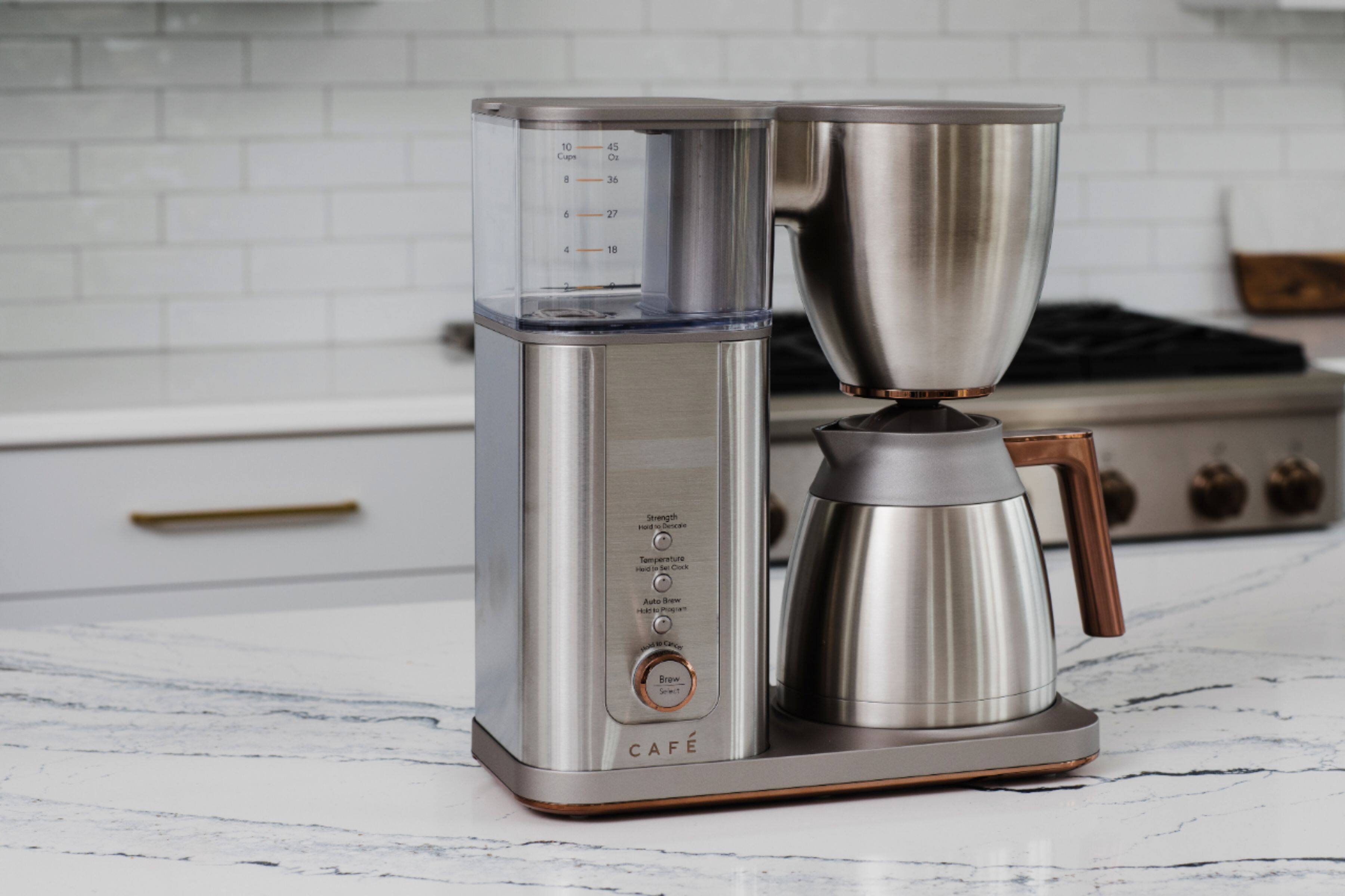 Alt View 28. Café - Smart Drip 10-Cup Coffee Maker with WiFi - Brushed Stainless Steel.
