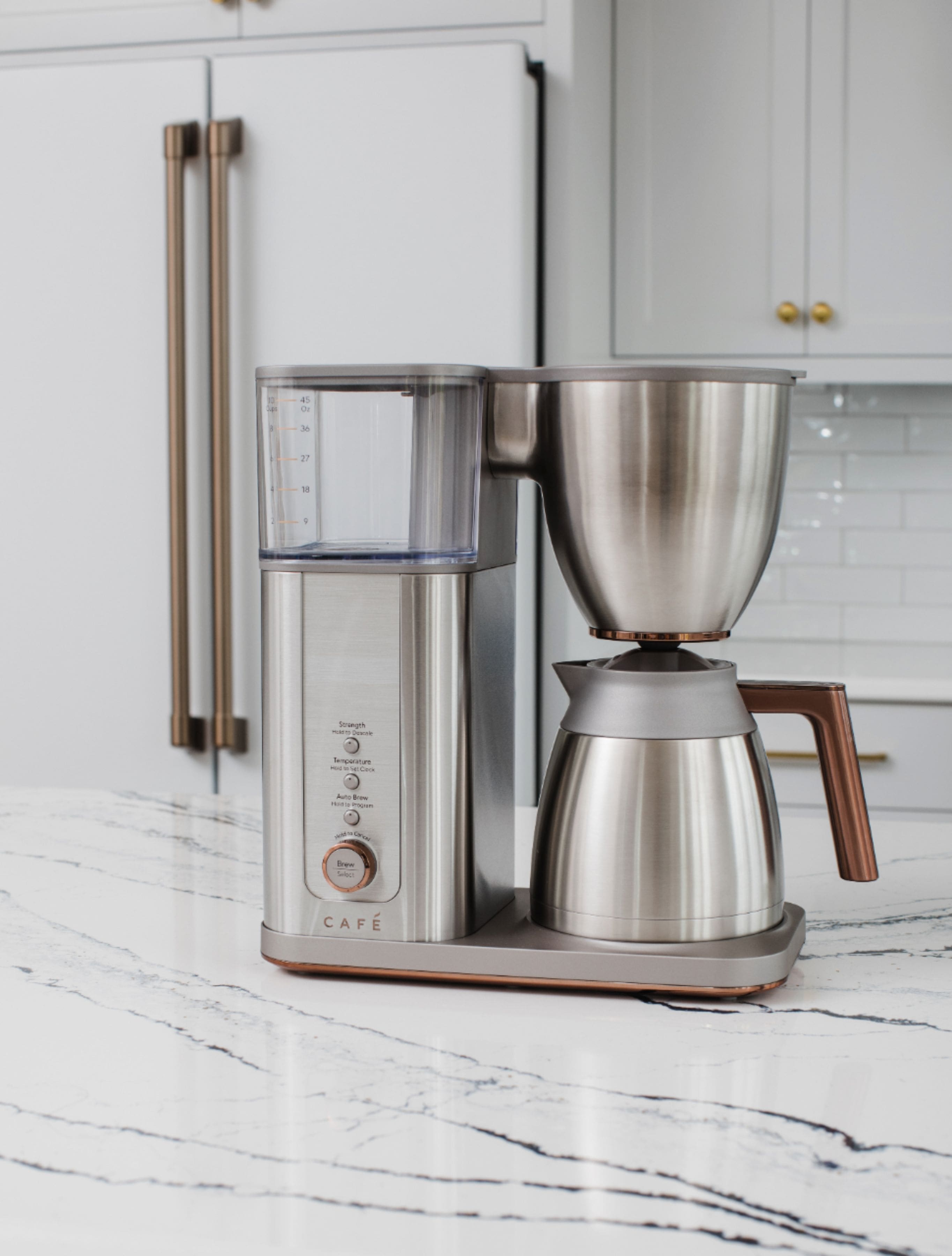 Alt View 31. Café - Smart Drip 10-Cup Coffee Maker with WiFi - Brushed Stainless Steel.