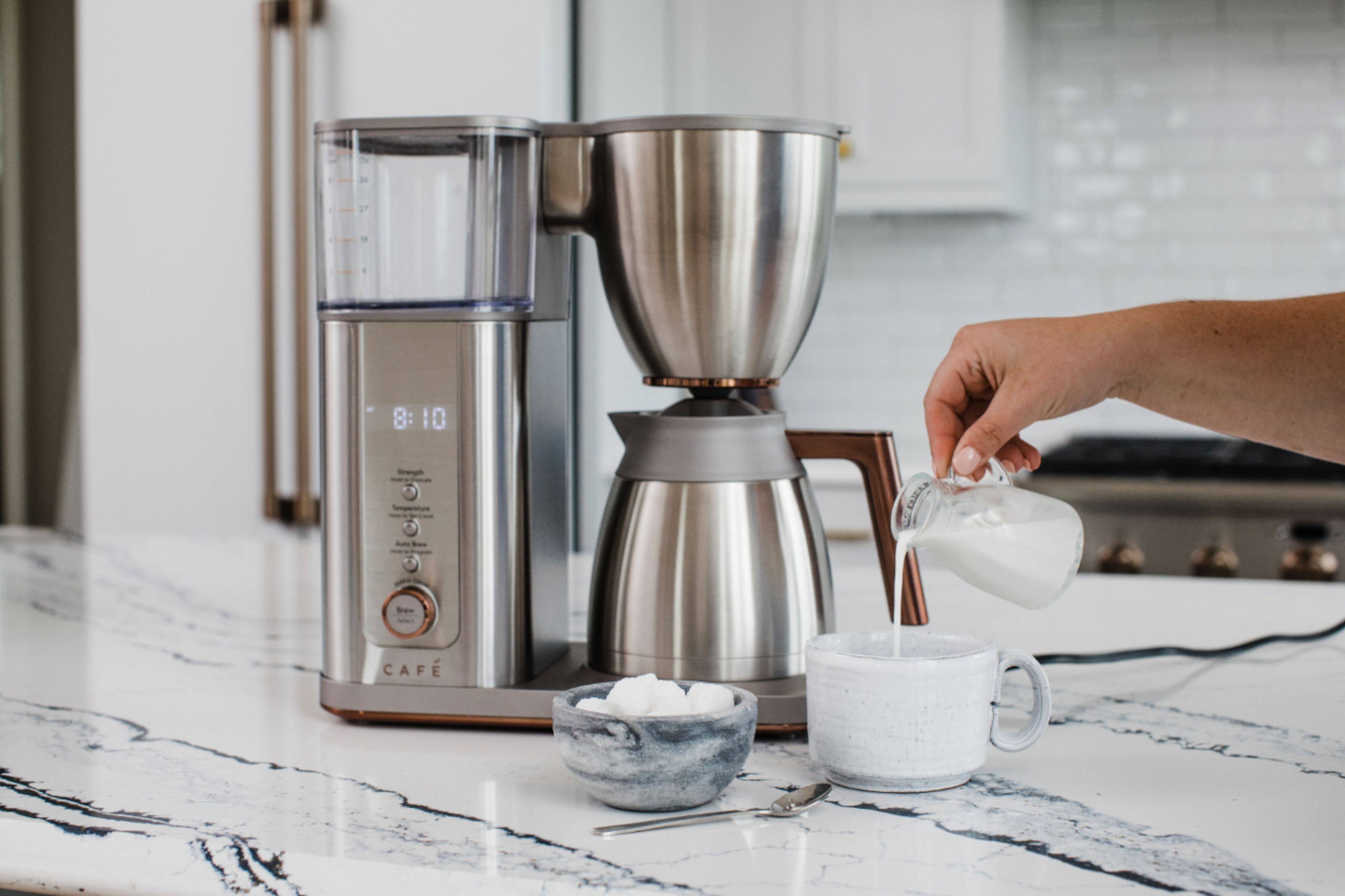 Alt View 36. Café - Smart Drip 10-Cup Coffee Maker with WiFi - Brushed Stainless Steel.