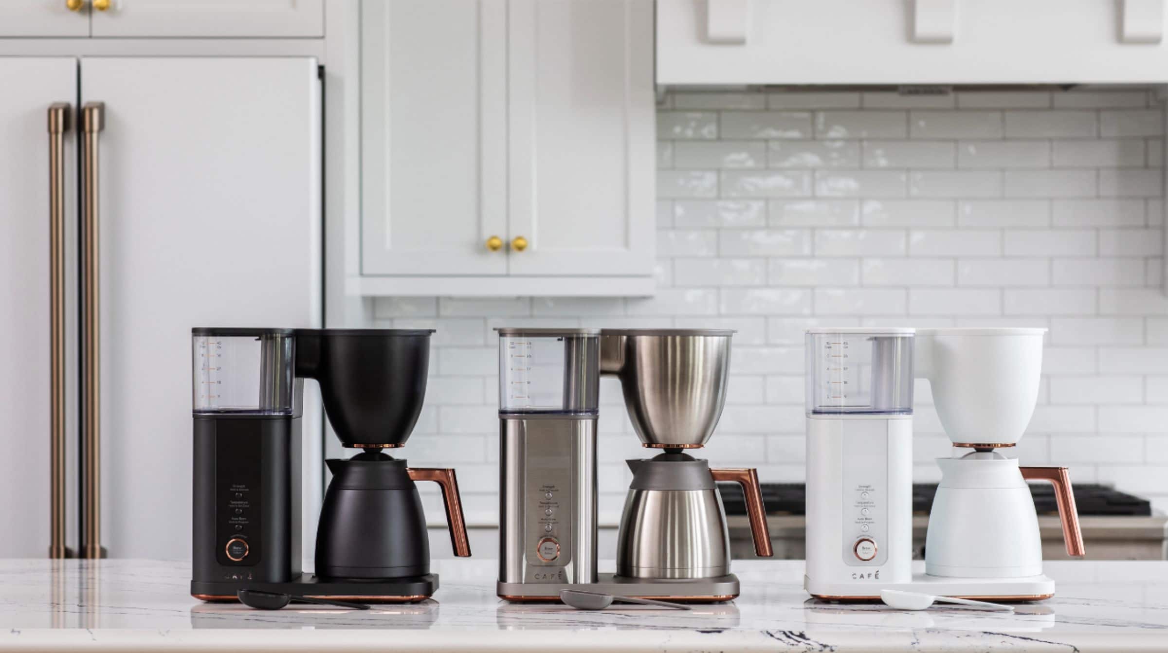 Alt View 37. Café - Smart Drip 10-Cup Coffee Maker with WiFi - Brushed Stainless Steel.