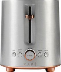 Café - Specialty 2-Slice Toaster - Stainless Steel - Front_Zoom