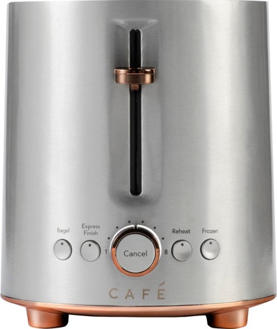 Front Zoom. Café - Specialty 2-Slice Toaster - Stainless Steel.