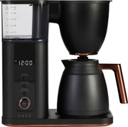 Café - Smart Drip 10-Cup Coffee Maker with WiFi - Matte Black - Front_Zoom