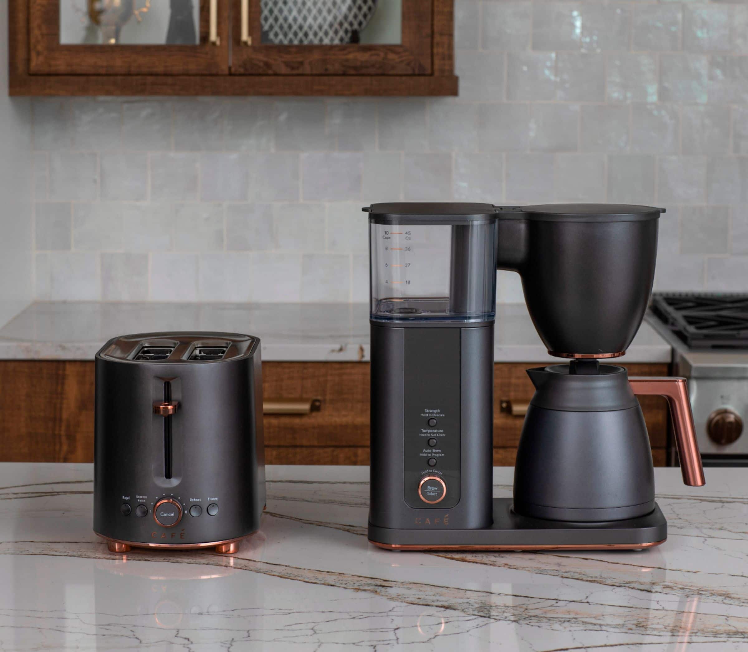 Alt View 20. Café - Smart Drip 10-Cup Coffee Maker with WiFi - Matte Black.