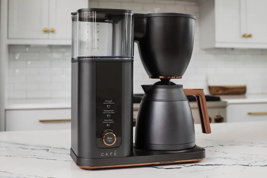 Alt View 27. Café - Smart Drip 10-Cup Coffee Maker with WiFi - Matte Black.