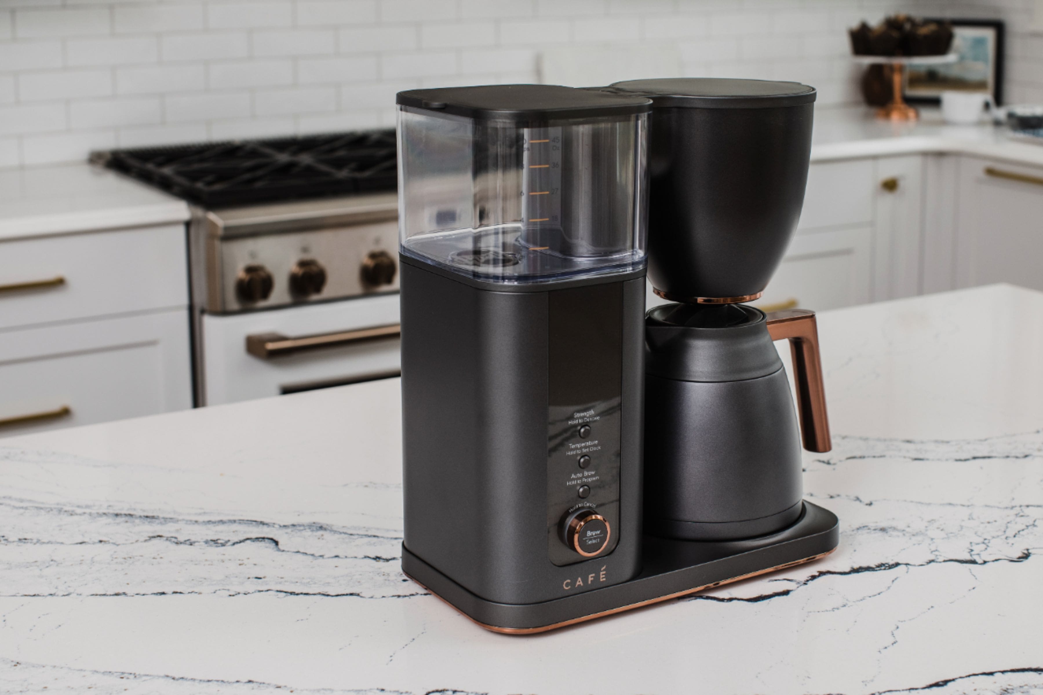 Alt View 28. Café - Smart Drip 10-Cup Coffee Maker with WiFi - Matte Black.