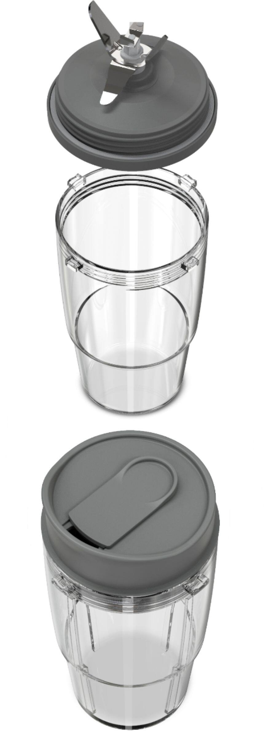 Alt View 16. GE - 5-Speed 64-Oz. Blender with Blender Cups - Stainless Steel.