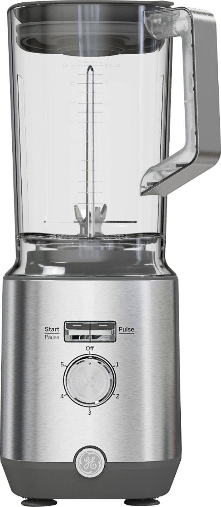Alt View 21. GE - 5-Speed 64-Oz. Blender with Blender Cups - Stainless Steel.