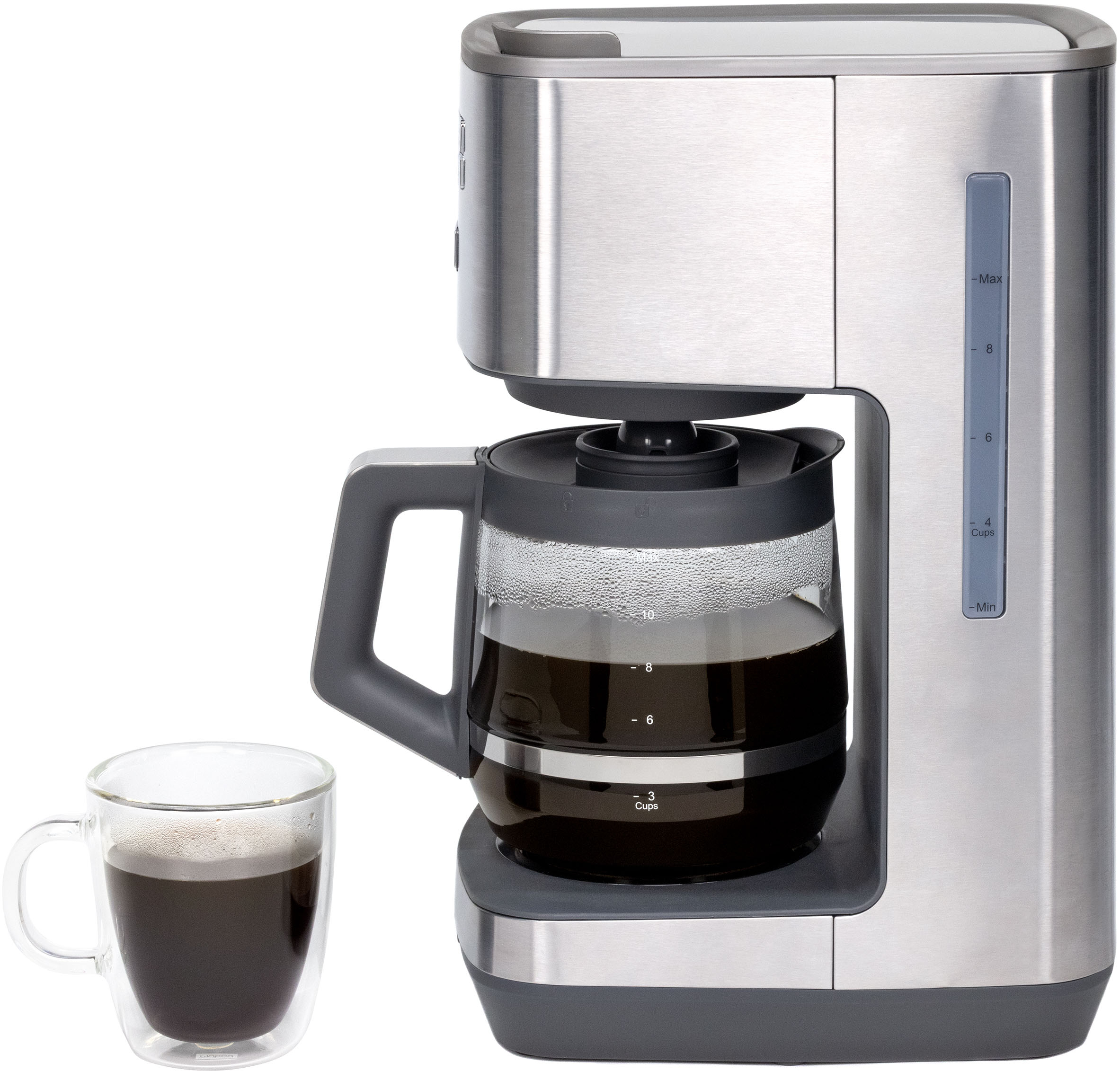 GE Classic Drip 12-Cup Coffee Maker Stainless Steel G7CDAASSPSS - Best Buy Ge - Classic Drip 12-cup Coffee Maker - Stainless Steel