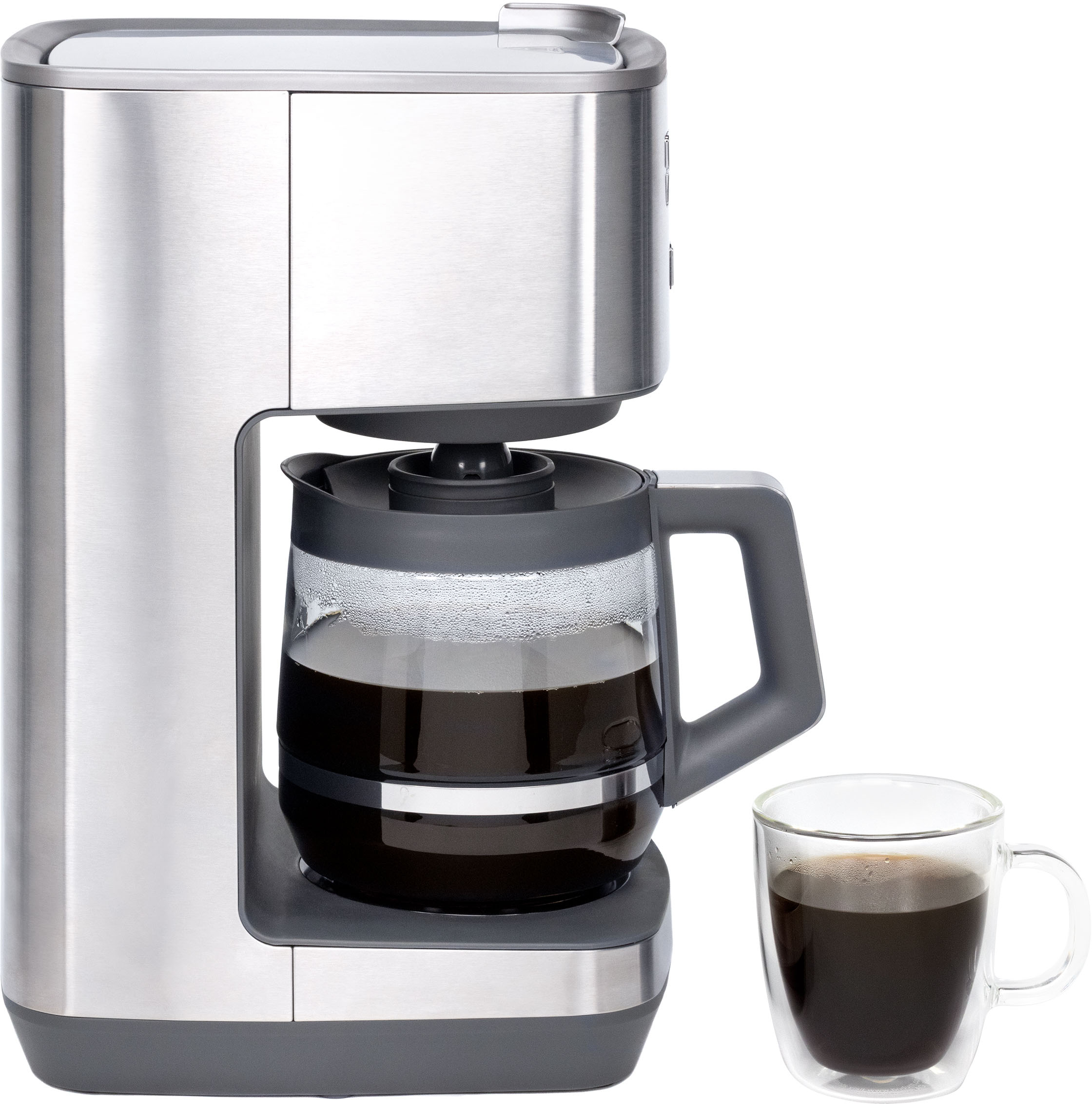 GE Classic Drip 12-Cup Coffee Maker Stainless Steel G7CDAASSPSS - Best Buy Ge - Classic Drip 12-cup Coffee Maker - Stainless Steel