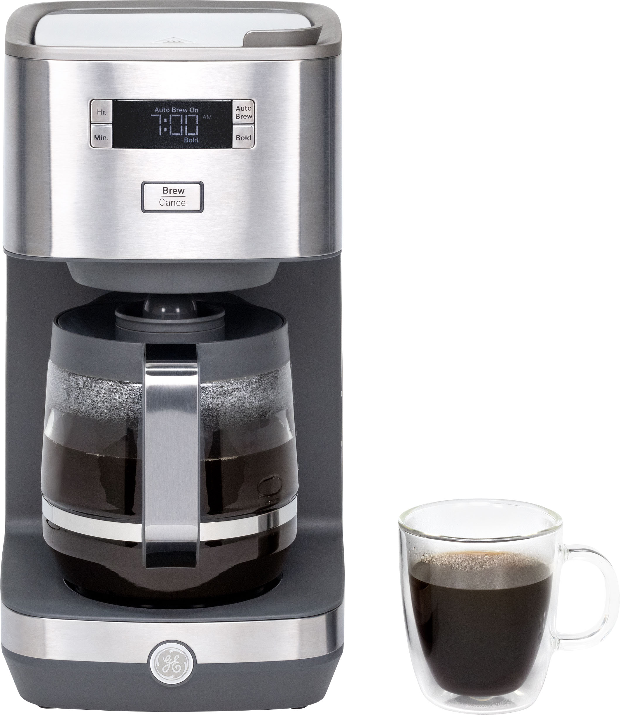 Best Buy: GE Classic Drip 12-Cup Coffee Maker Stainless Steel G7CDAASSPSS