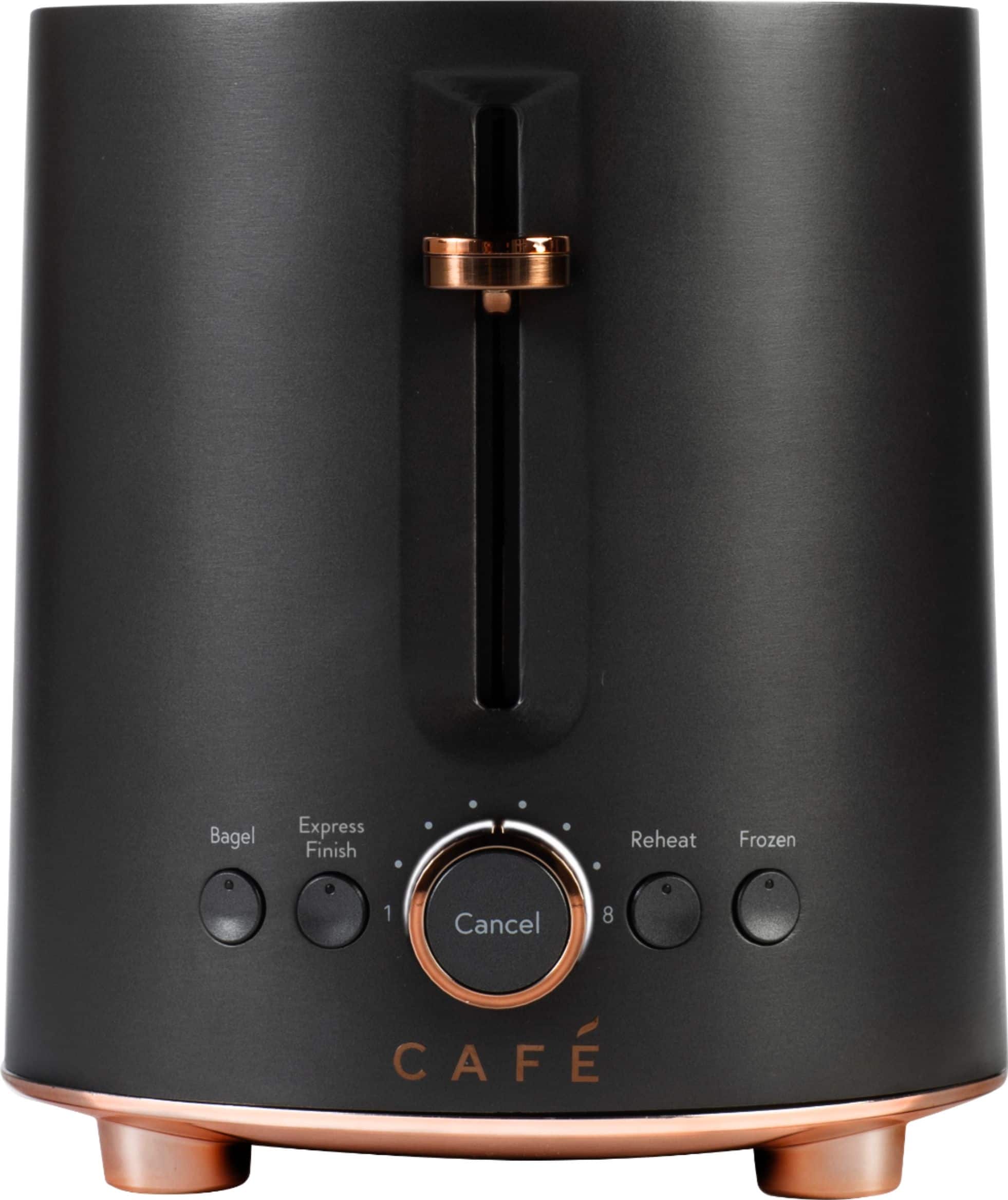 Café - Specialty Express Finish 2-Slice Toaster - Matte Black - Front_Zoom