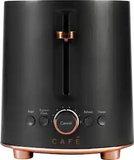 Café - Specialty Express Finish 2-Slice Toaster - Matte Black